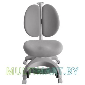 Детский ортопедический стул Fun Desk Solerte (серый, с подставкой для ног)